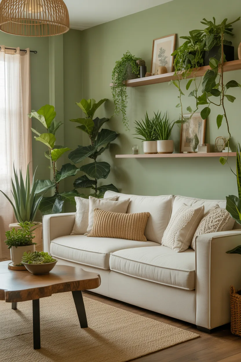 Sage Green Living Room Ideas