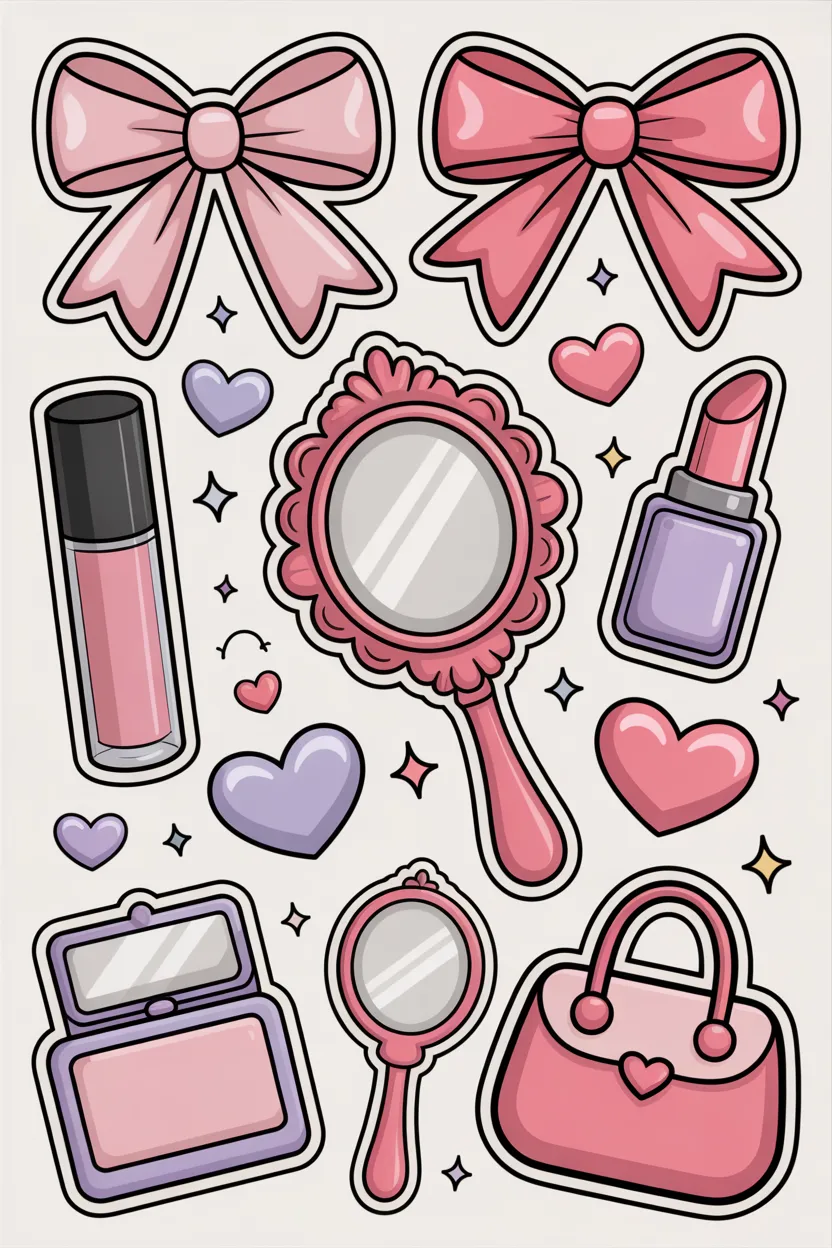 cute sticker sheets free printable