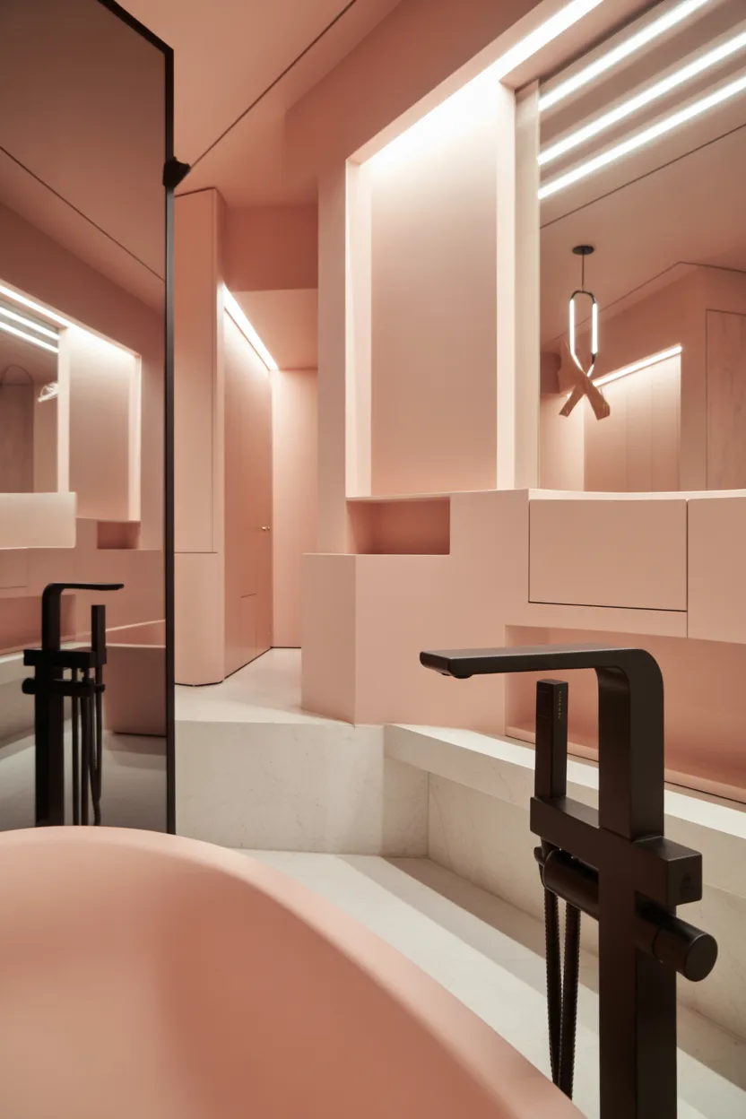 Pink Bathroom Ideas