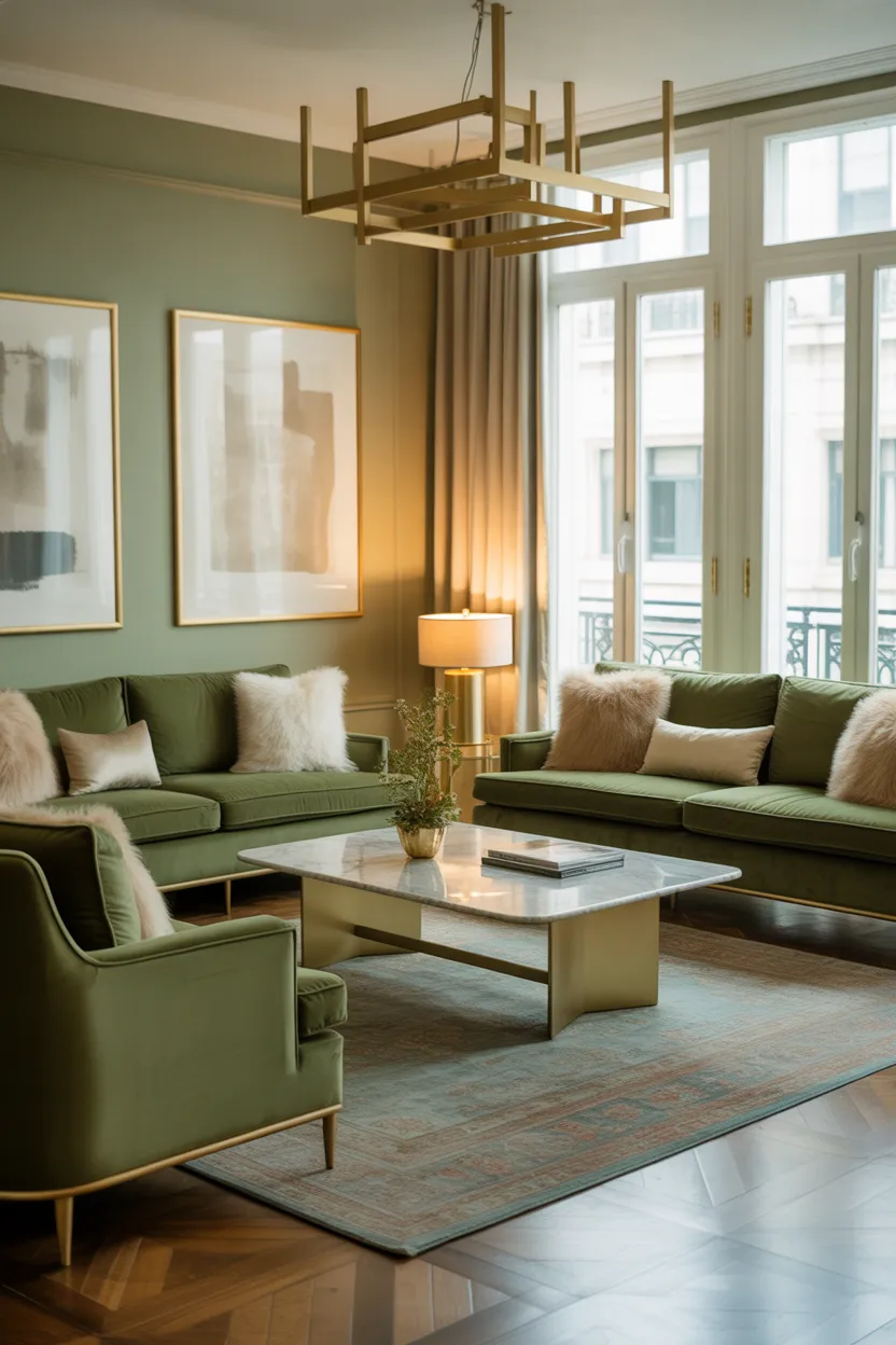 Sage Green Living Room Ideas