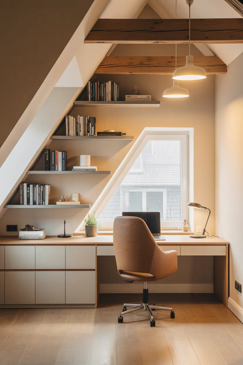 Attic Office Design Ideas