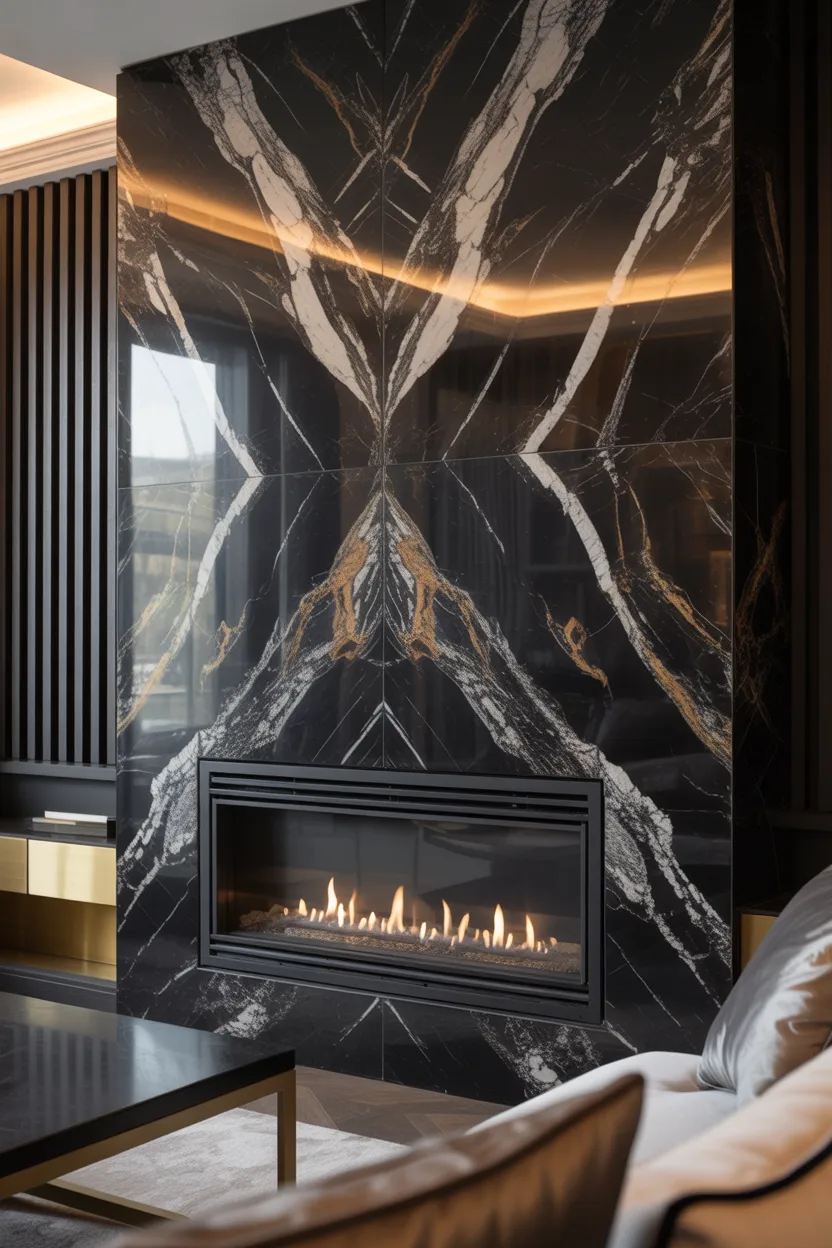 Black Fireplace Ideas