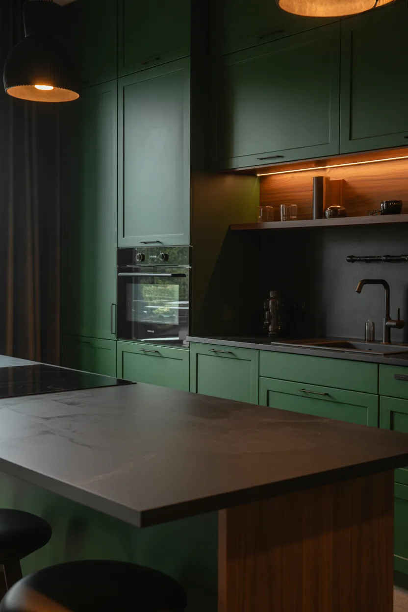 Dark Green Kitchen Ideas