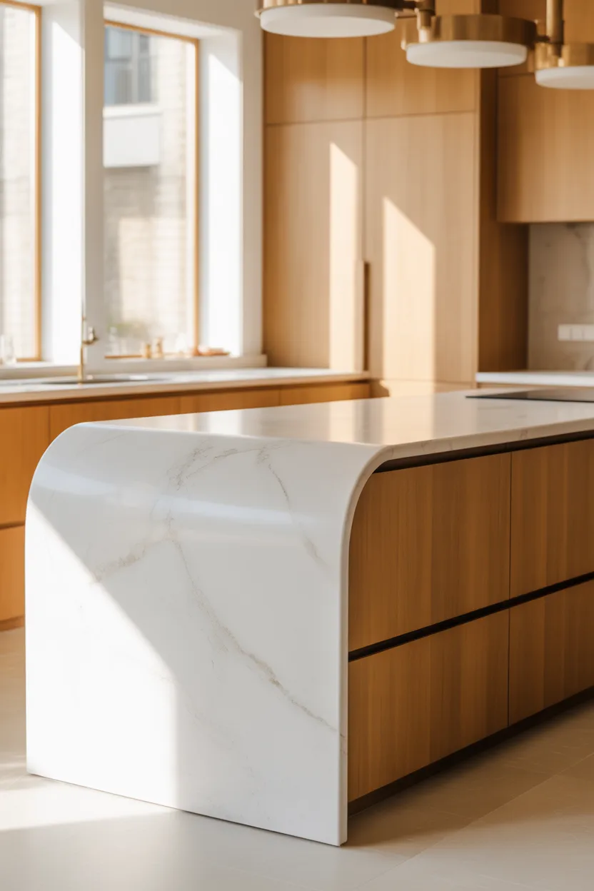 Curved Kitchen Island Ideas