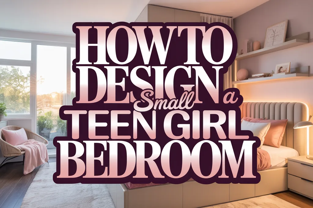 How to Design a Small Teen Girl Bedroom