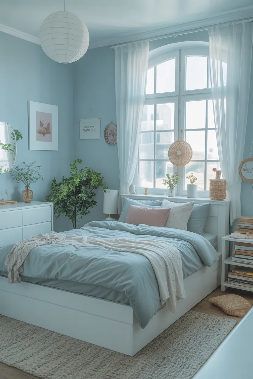 Cool Blue Teen Girl Bedroom Ideas