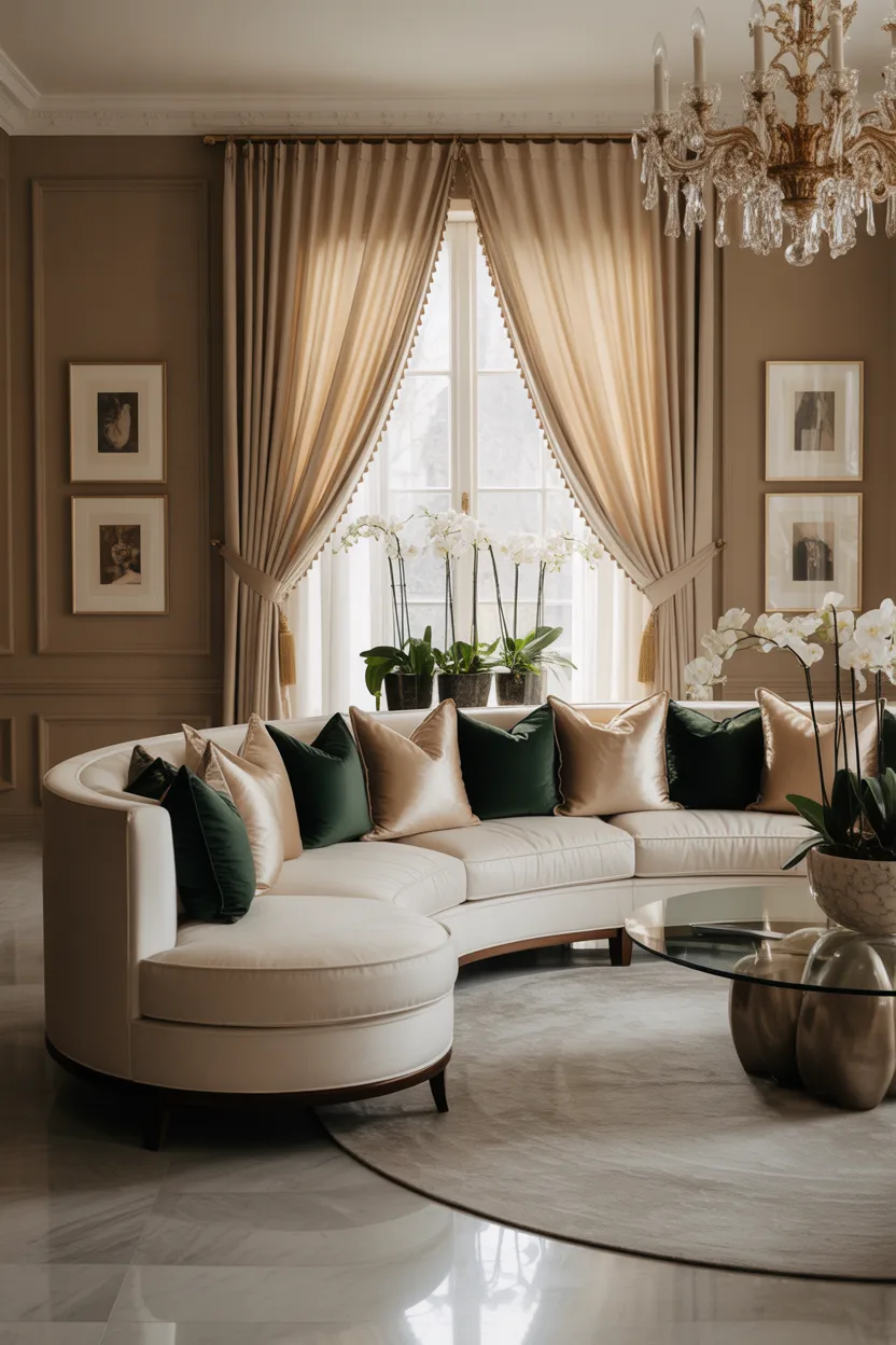 Curved Sofa Living Room Ideas 2026 Stylish & Modern Designs