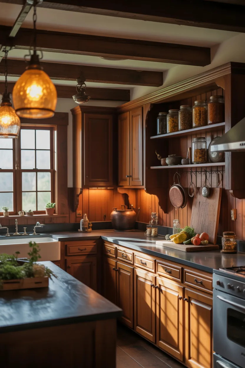 Moody Farmhouse Kitchen Ideas