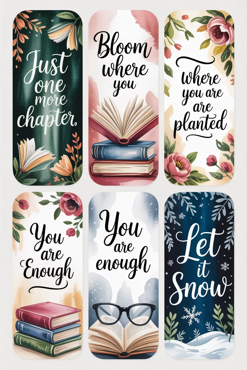 Cute bookmarks free printable