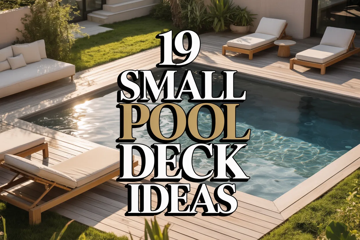 Small Pool Deck Ideas