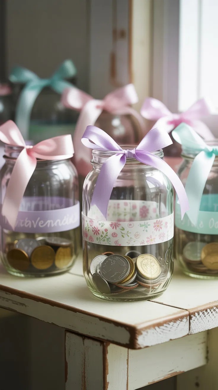 Close-up of hands painting a ceramic piggy bank with floral patterns