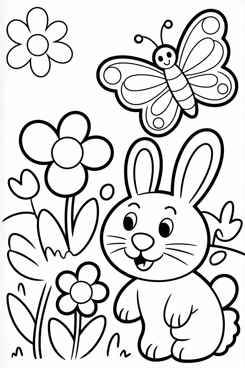 5 Kids coloring pages free printable