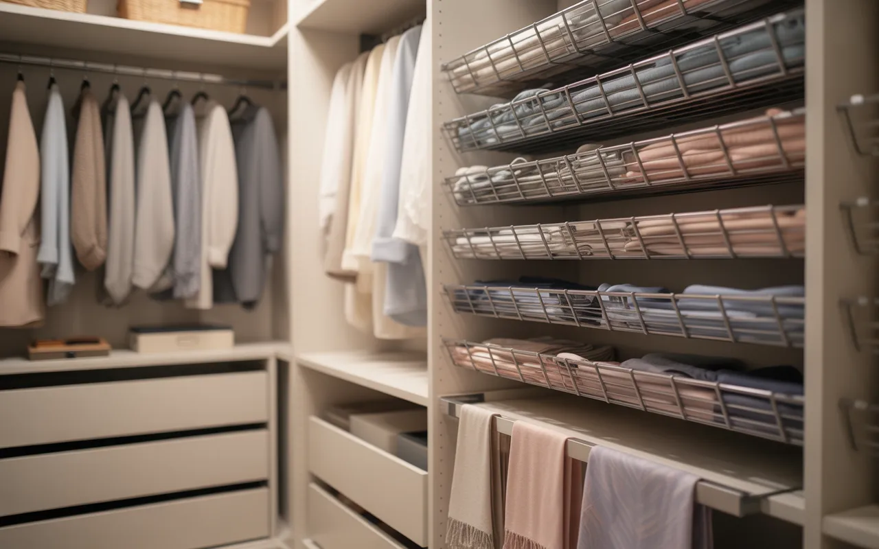 Which Storage Tools Help Keep Scarves Tangle-Free?