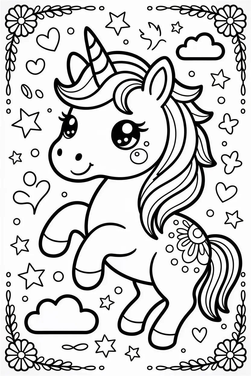 Cute aesthetic animals coloring pages free printable