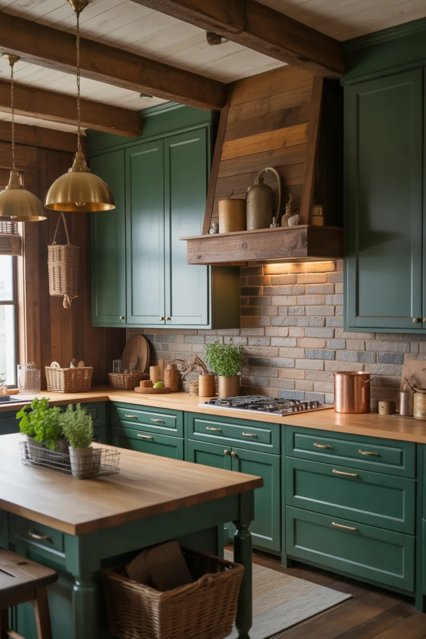 Dark Green Kitchen Ideas