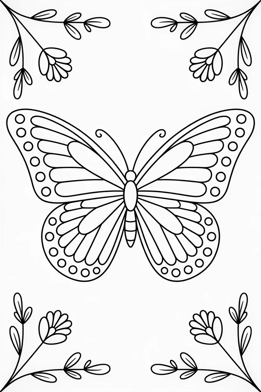 butterfly coloring pages free printable