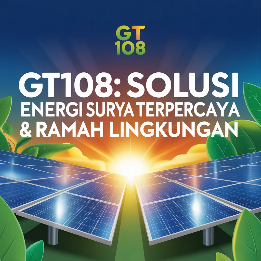 GT108 : Solusi Energi Surya Terpercaya & Ramah Lingkungan GT 108