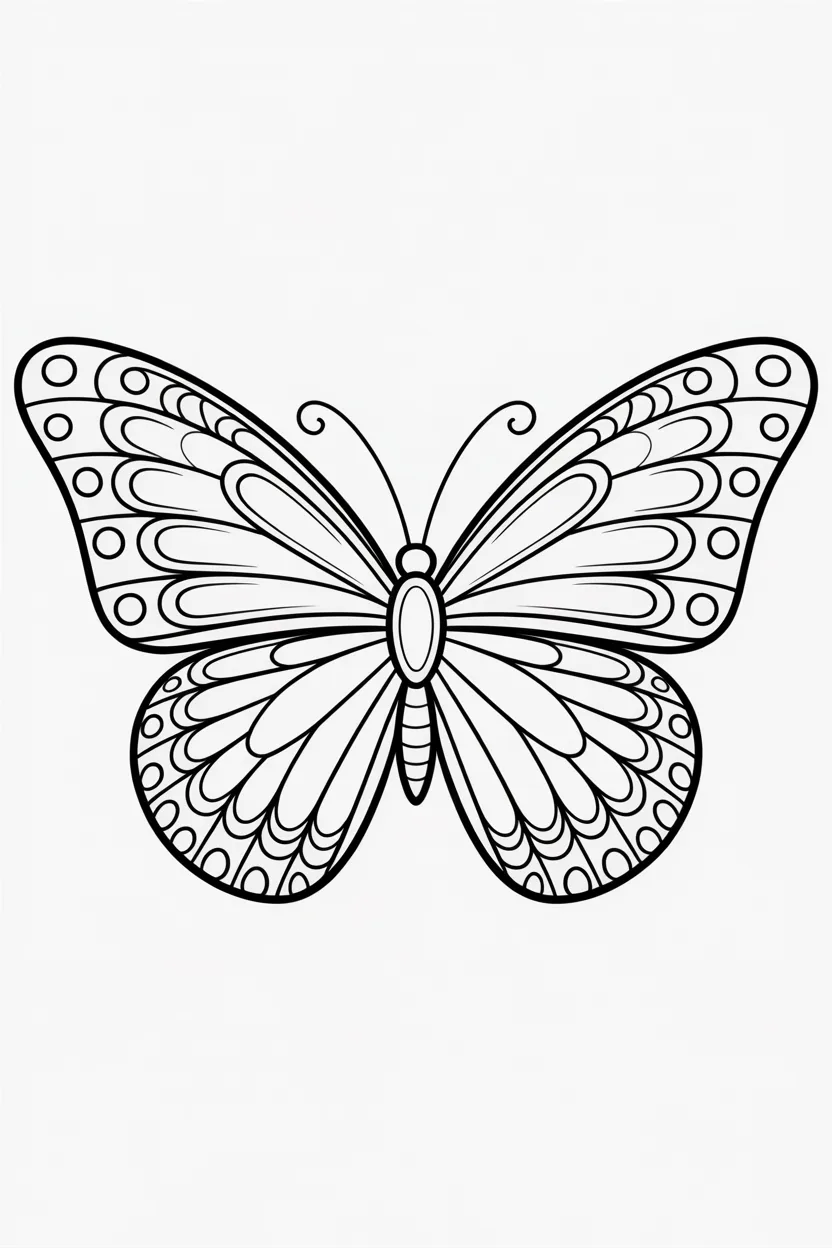 Butterfly coloring pages free printable