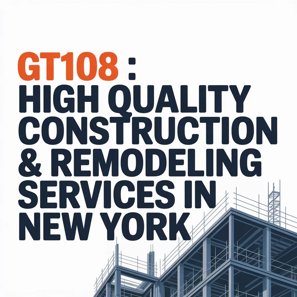 GT108 : High Quality Construction & Remodeling Services in New York