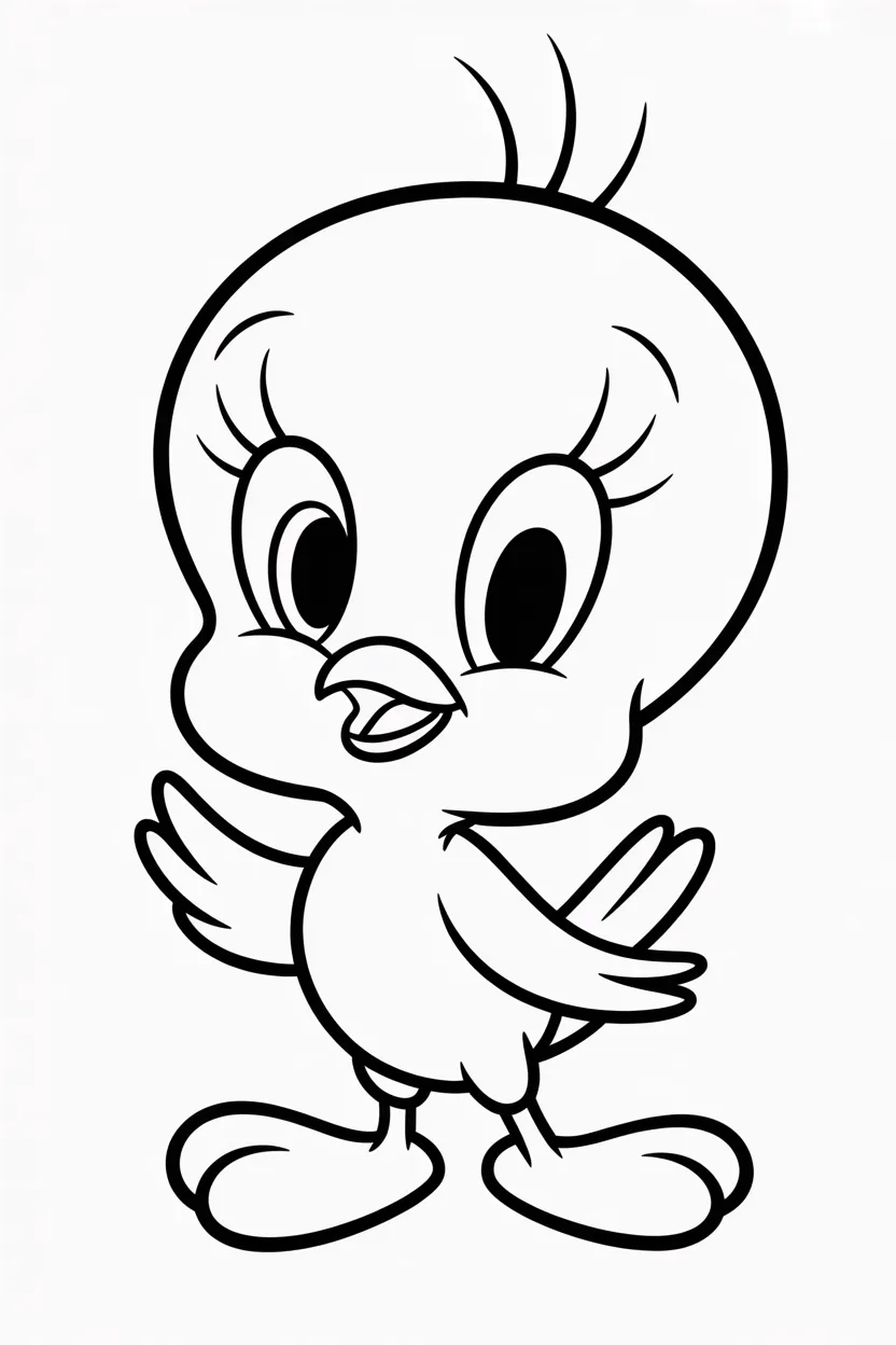 tweety coloring pages free printable