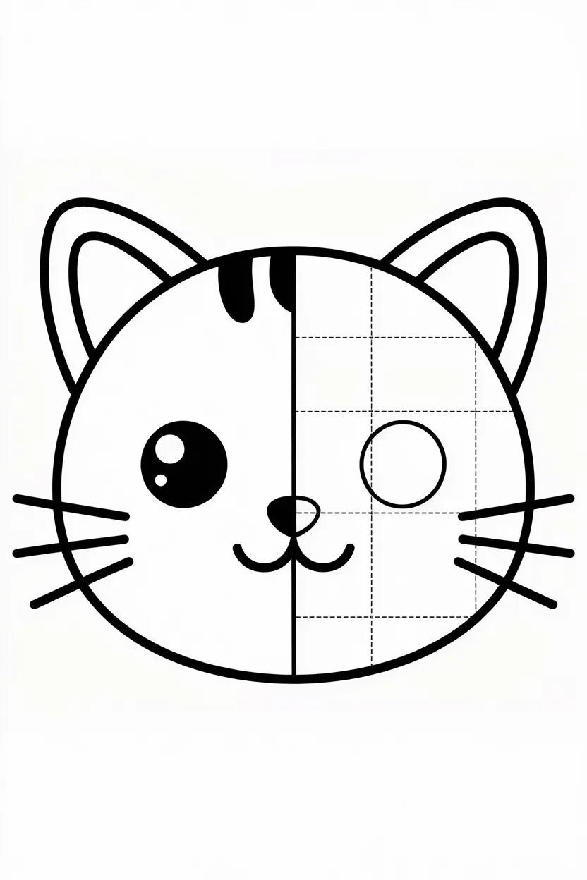 5 Finish the drawing coloring worksheets 