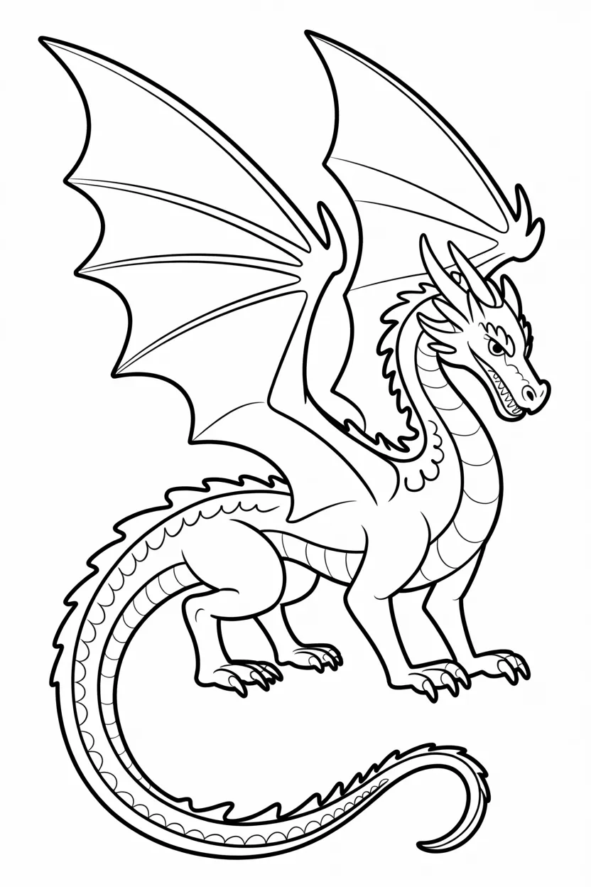 fantasy dragon coloring pages free printable