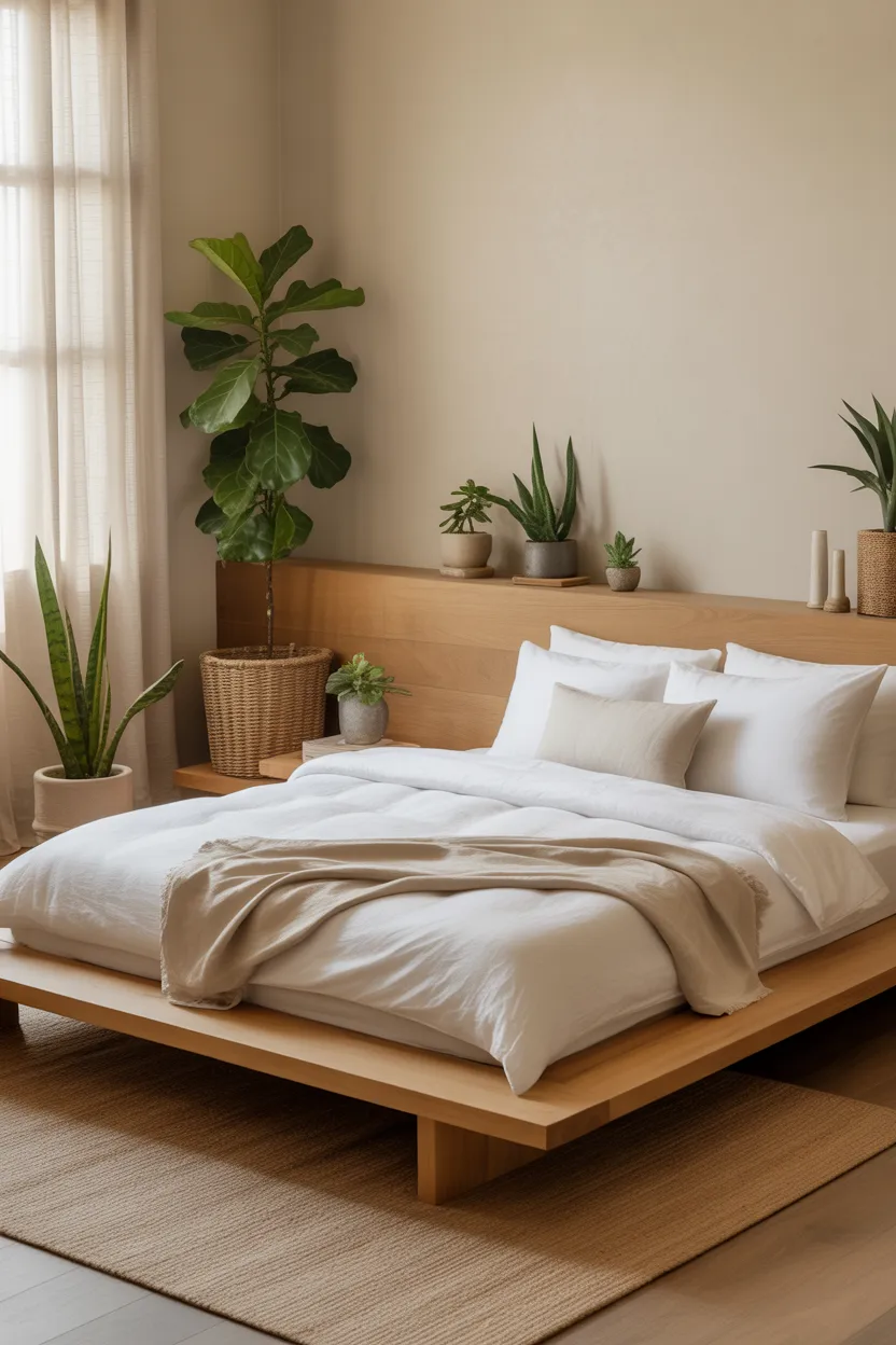 Japandi Bedroom Design Ideas