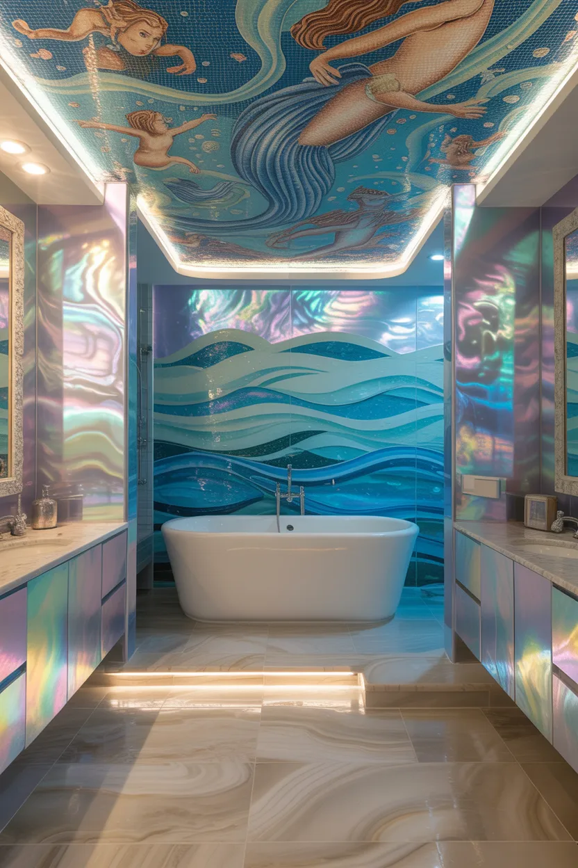 Mermaid Tile Bathroom Ideas