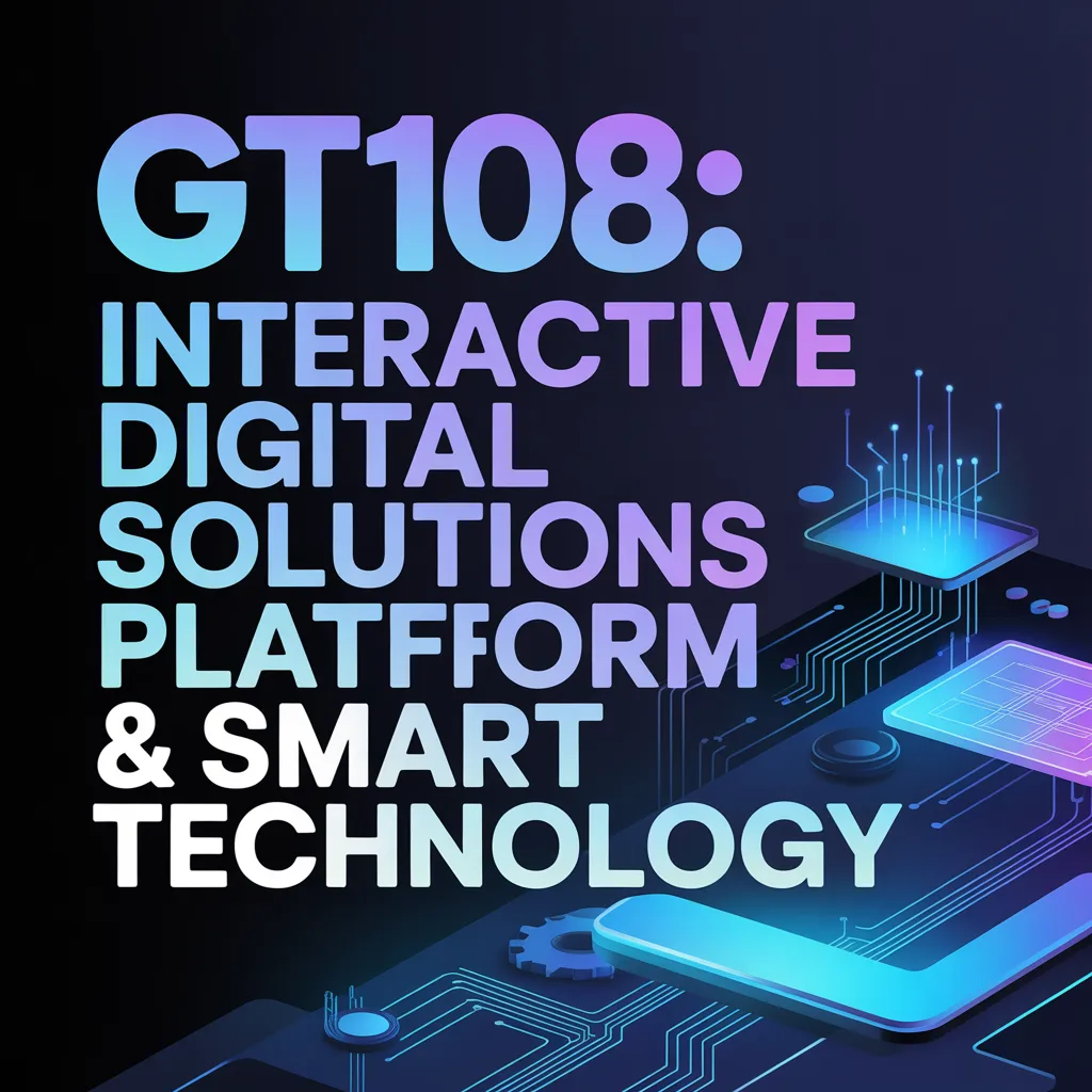 GT108: Interactive Digital Solutions Platform & Smart Technology