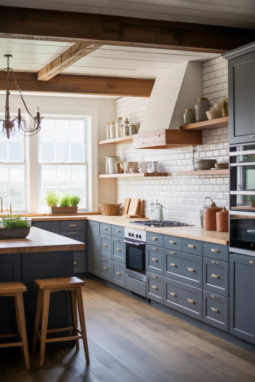 Moody Farmhouse Kitchen Ideas