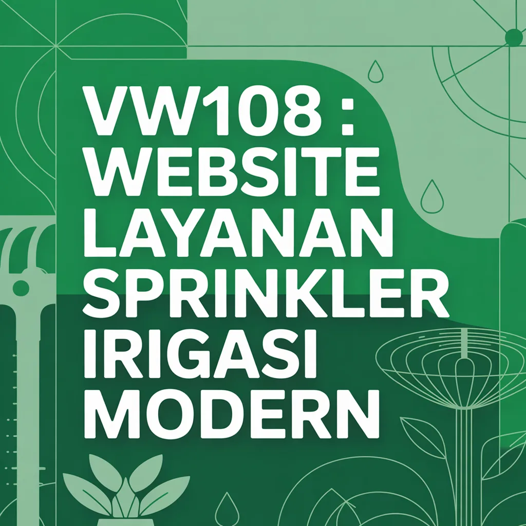 VW108 : Website Layanan Sprinkler Irigasi Modern | Daftar Sekarang