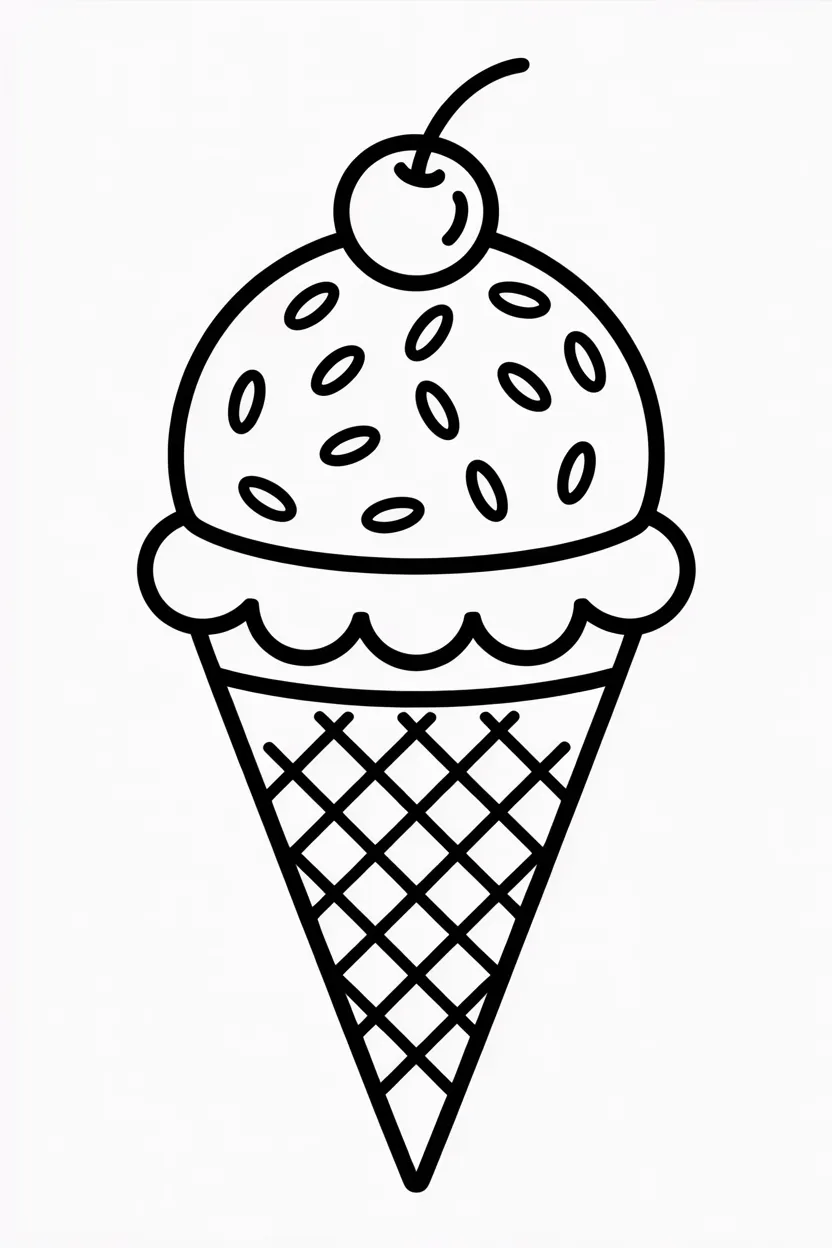 icecream coloring pages free printable