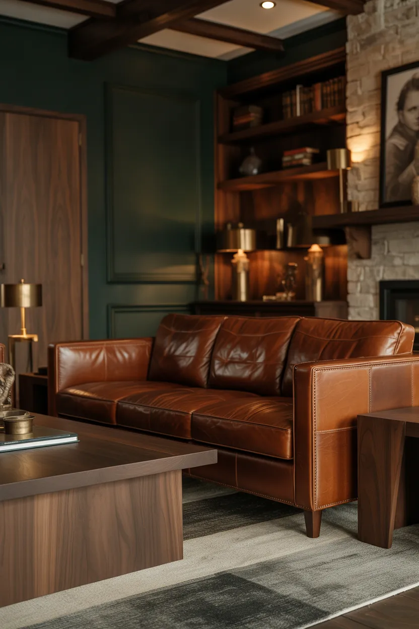 Masculine Living Room Ideas