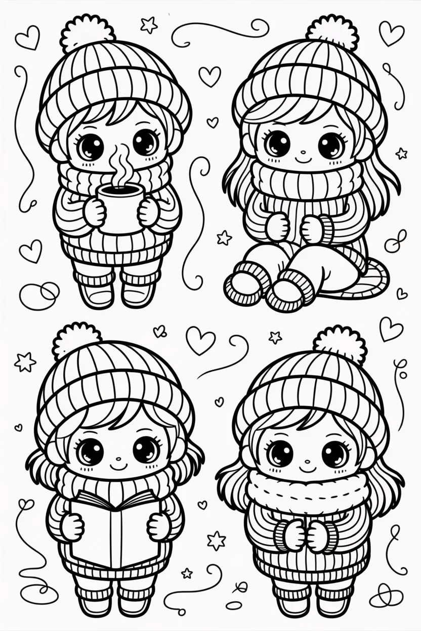 cute charcter coloring pages free printable
