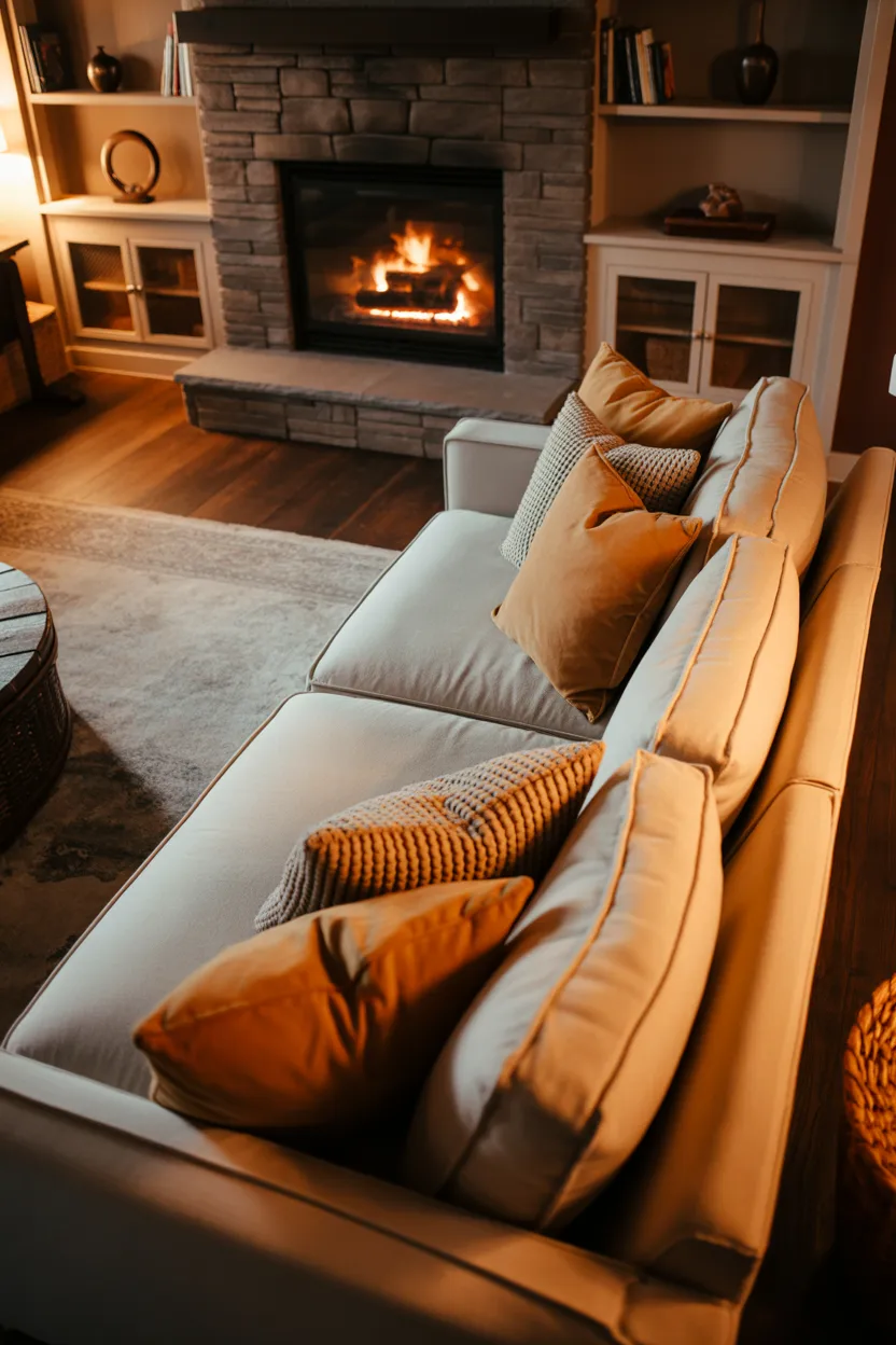 Corner Fireplace Ideas