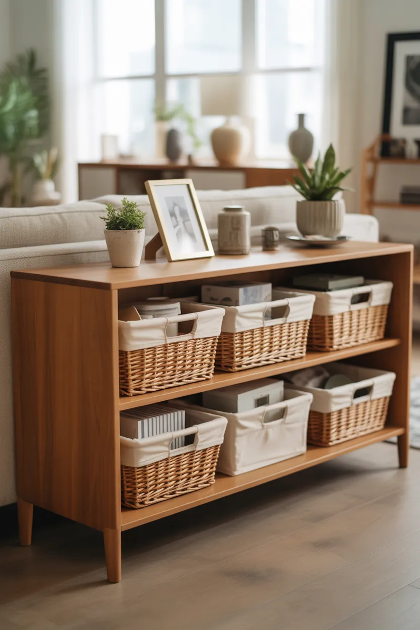 Sofa Table Ideas Behind Couch