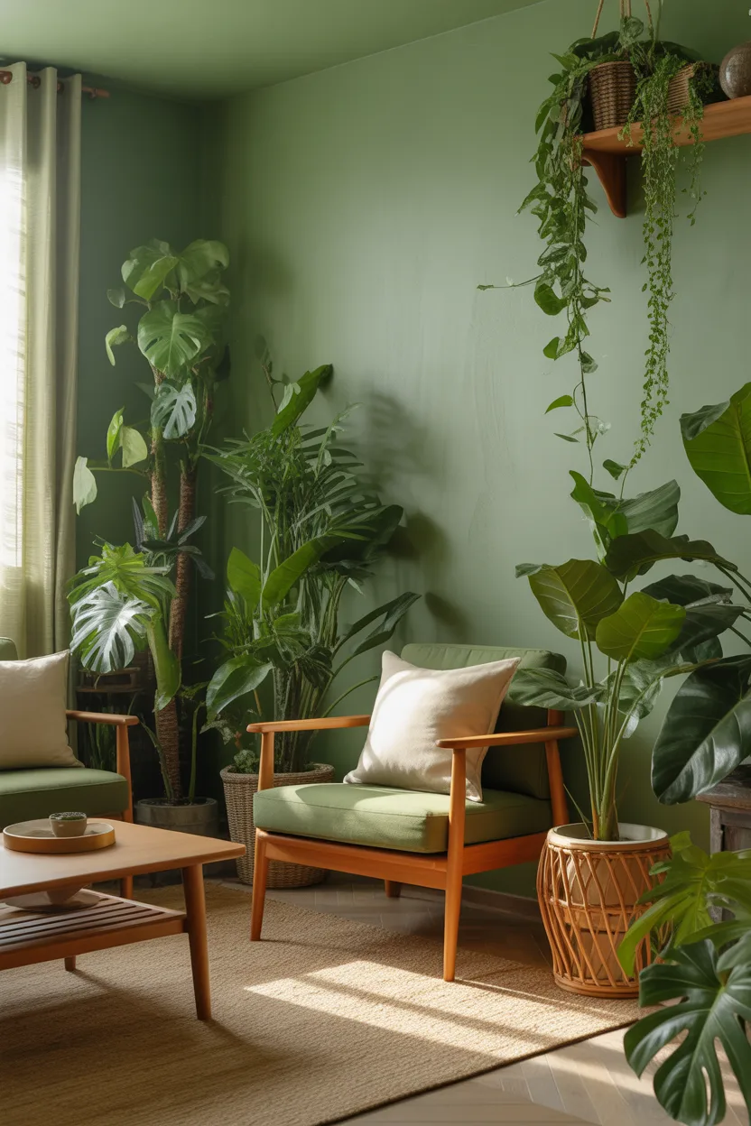 Tropical Jungle Living Room
