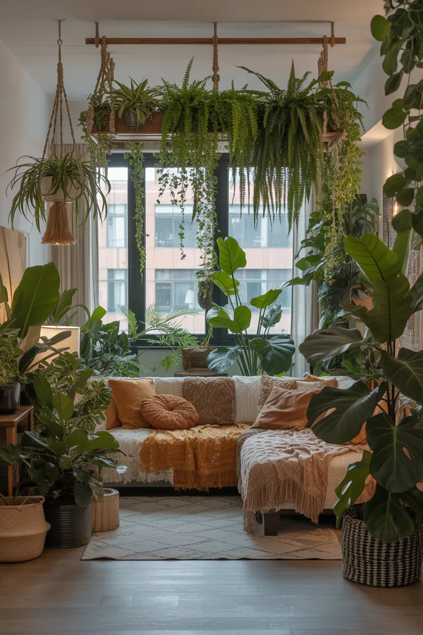 Tropical Jungle Living Room