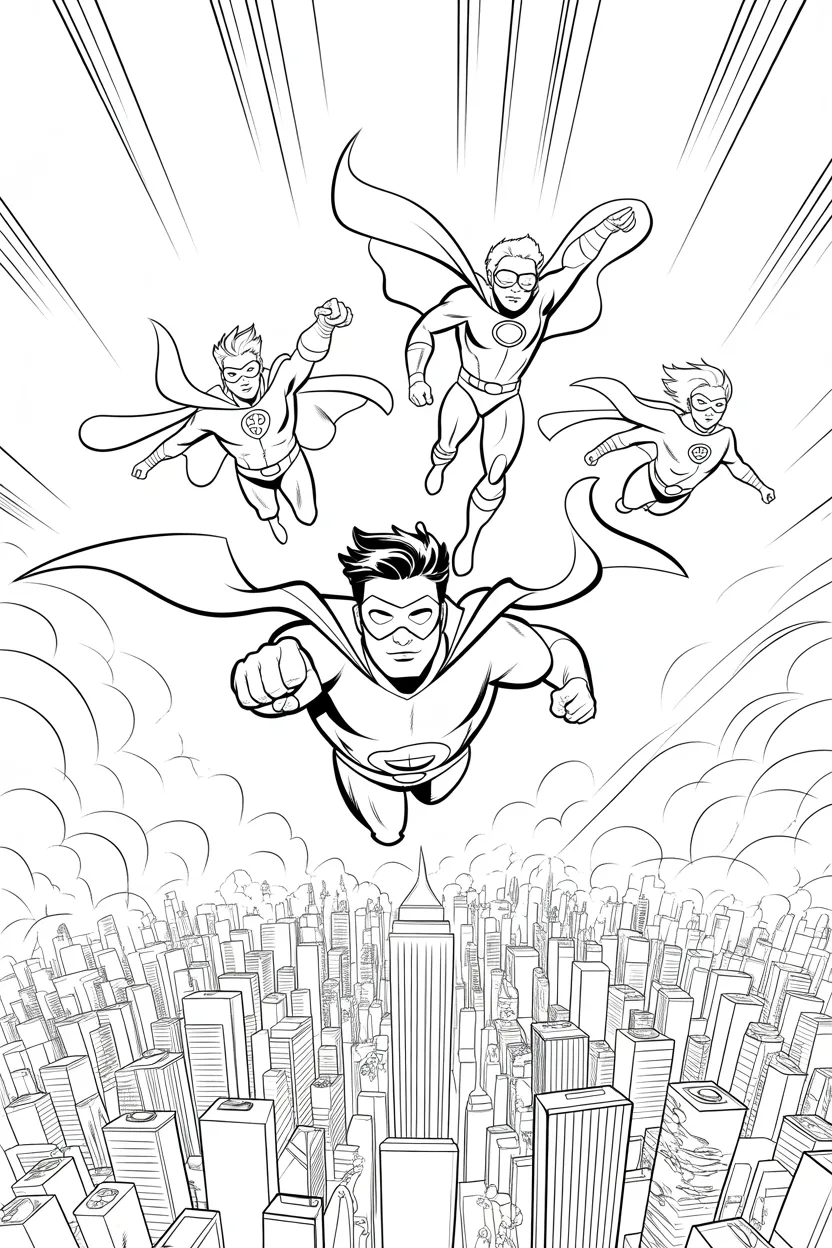 superhero squad coloring pages free printable