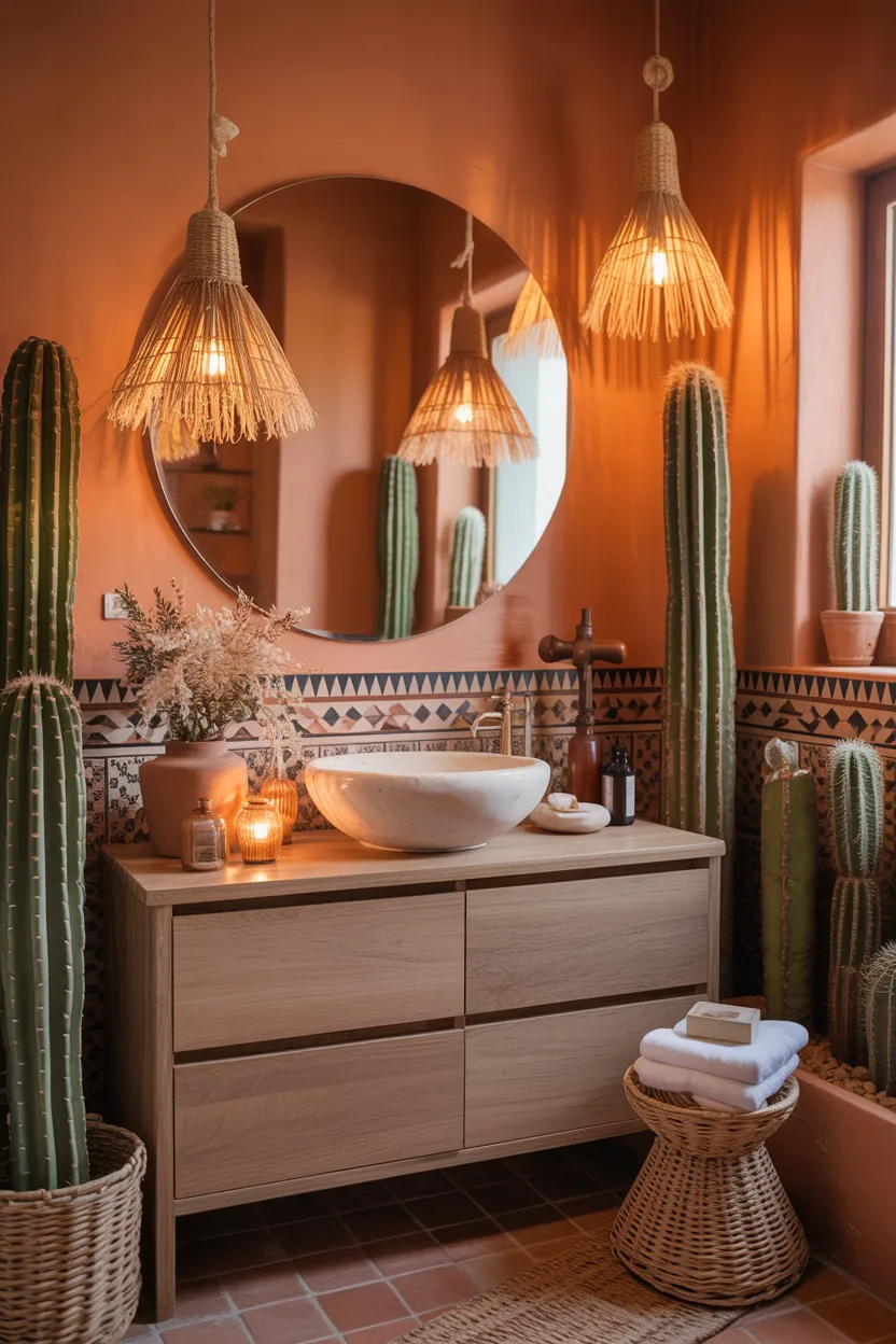 Boho Style Bathroom Ideas