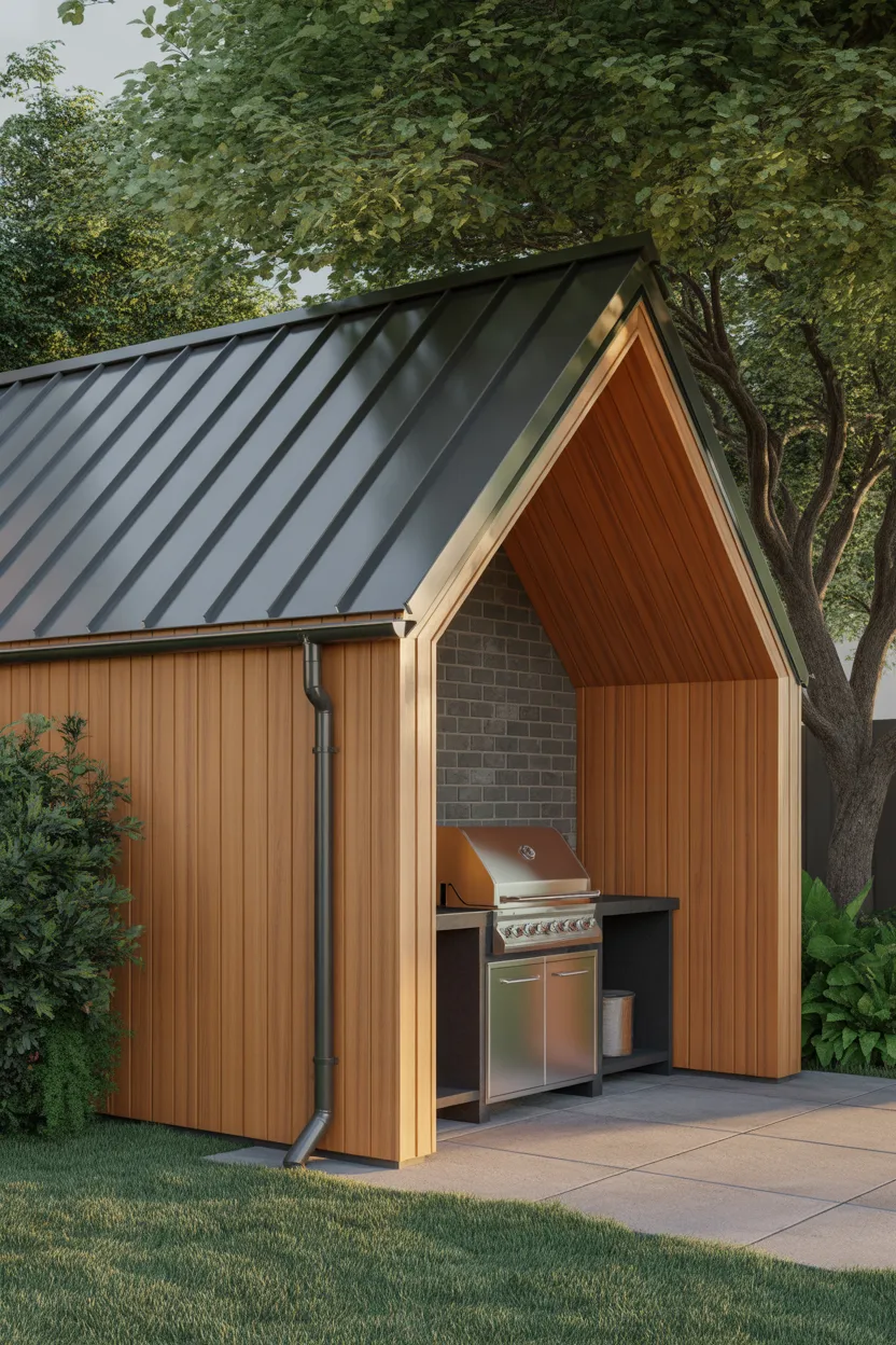 How to Build a Covered Outdoor BBQ Area Without Leaks