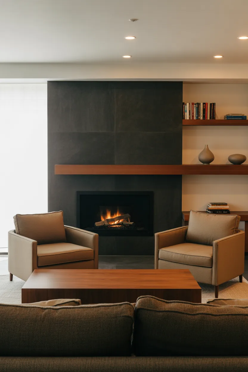 Corner Fireplace Ideas