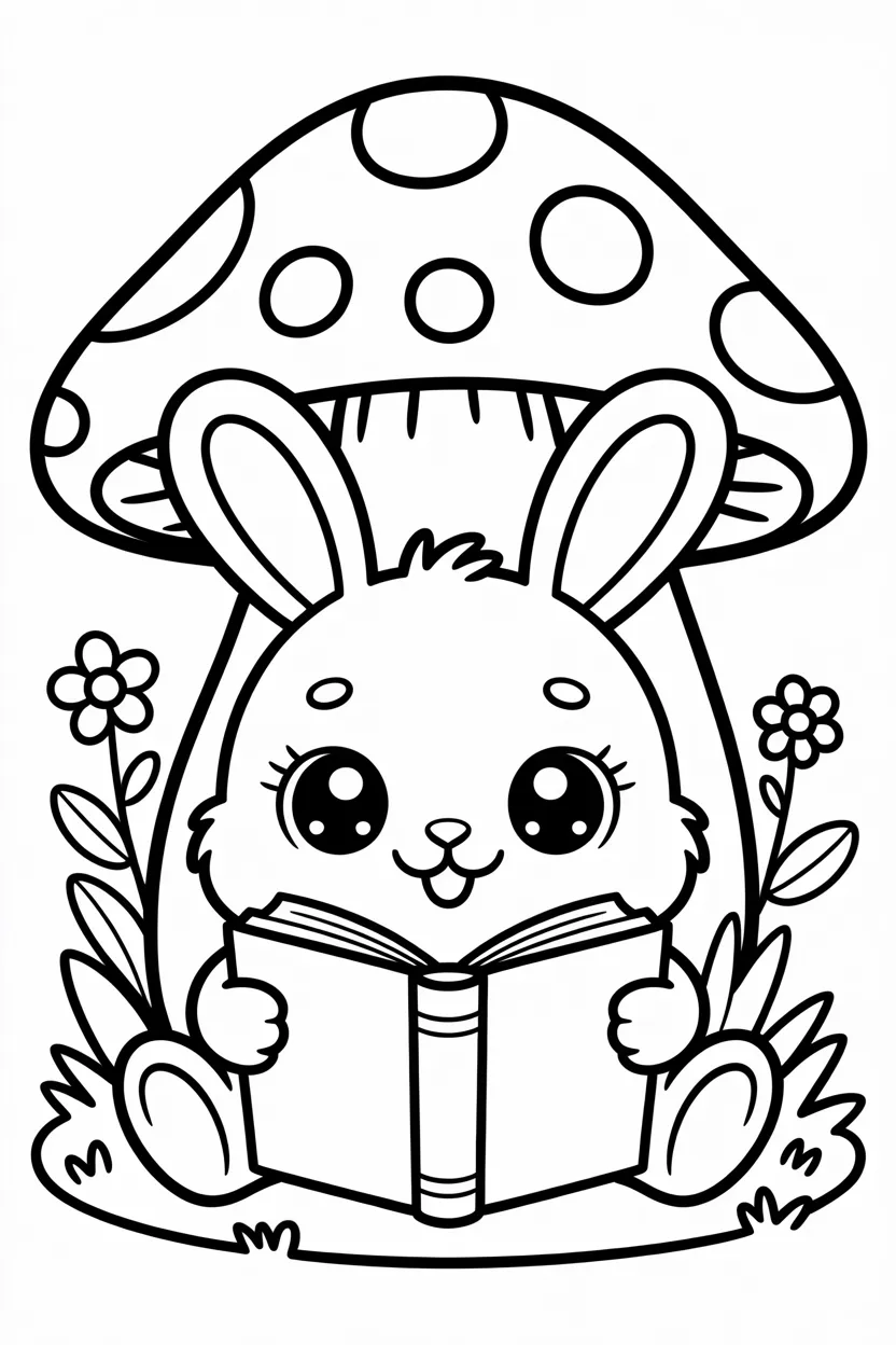 cute bunny coloring pages free printable
