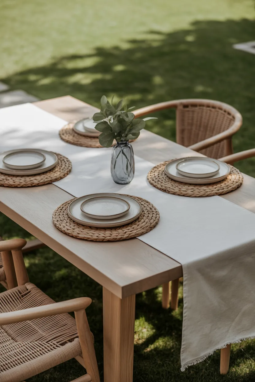 Outdoor Table Decor Ideas