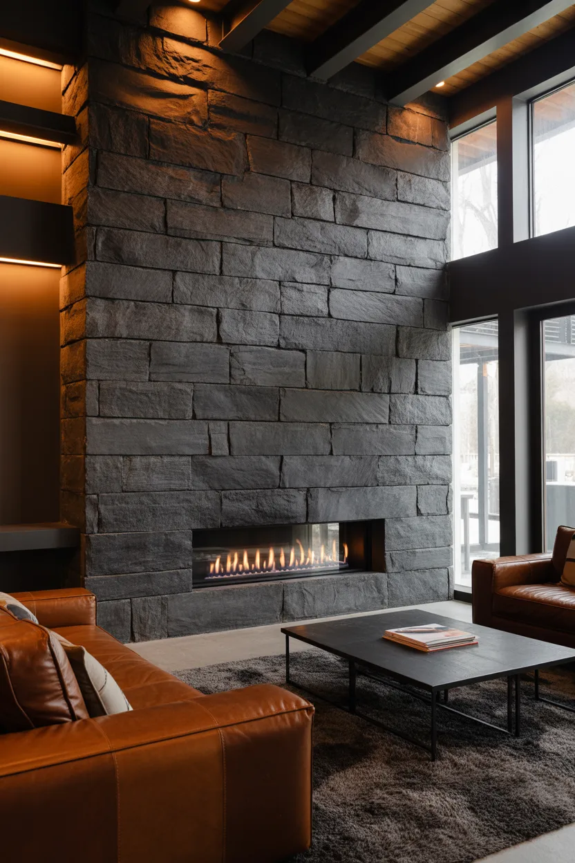 Stone Fireplace Ideas