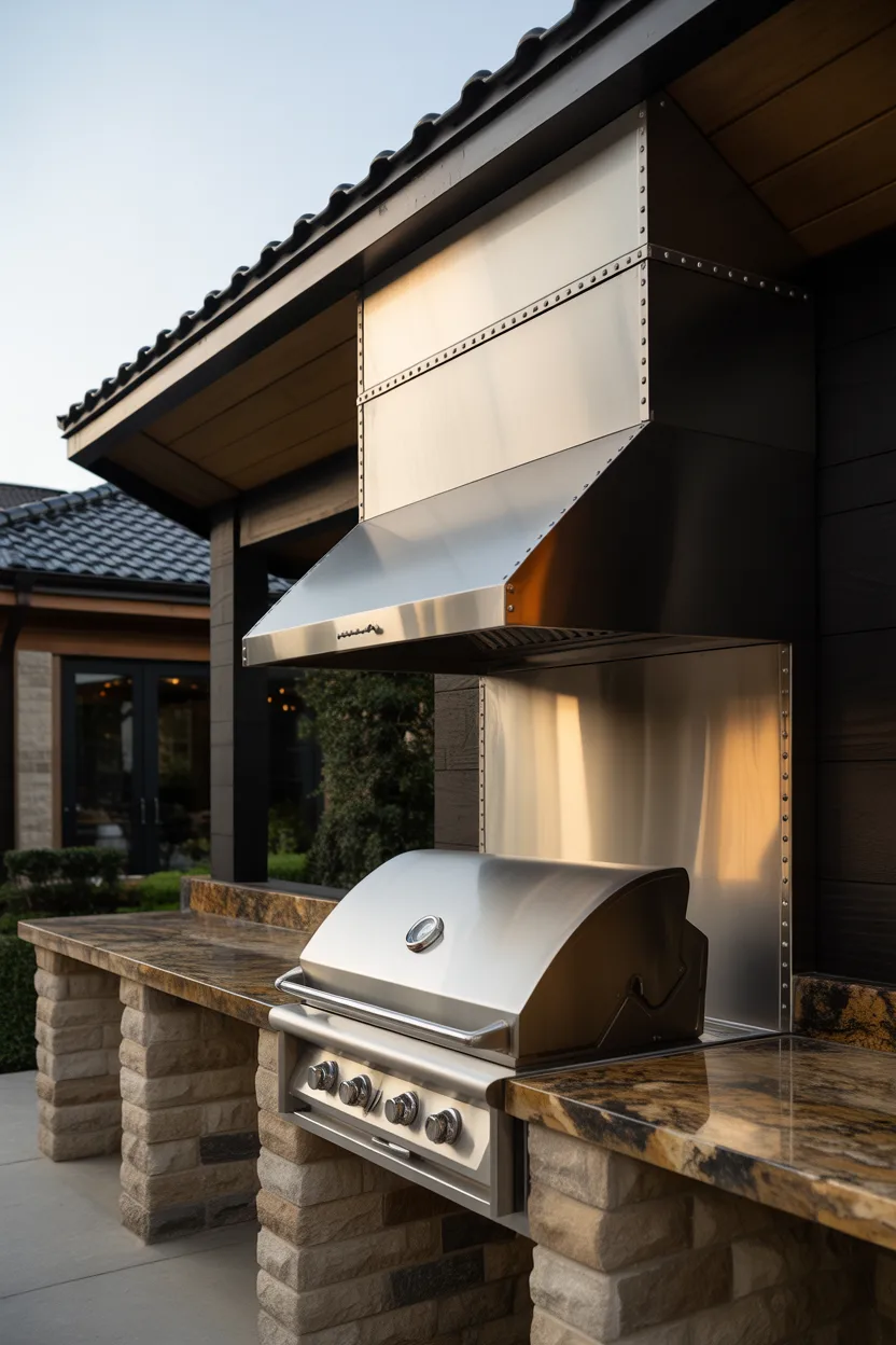 How to Build a Covered Outdoor BBQ Area Without Leaks