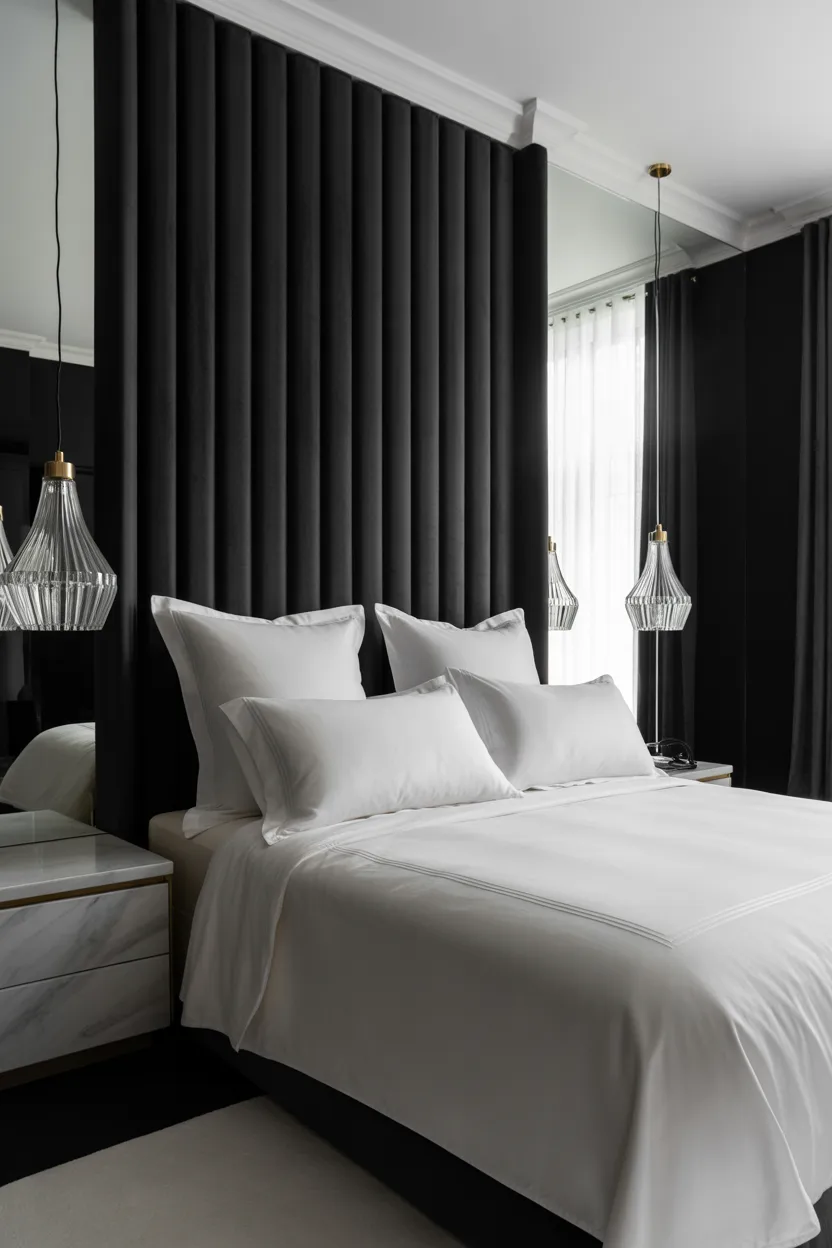 Black and White Bedroom Ideas