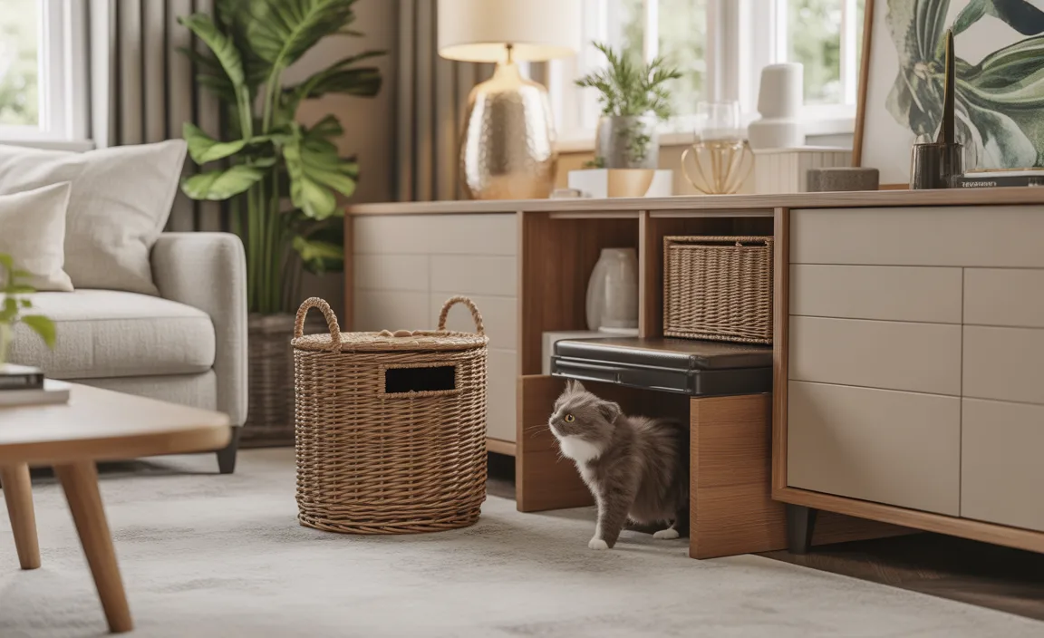How Do You Hide Cat Litter Storage Without Affecting Your Home Décor?