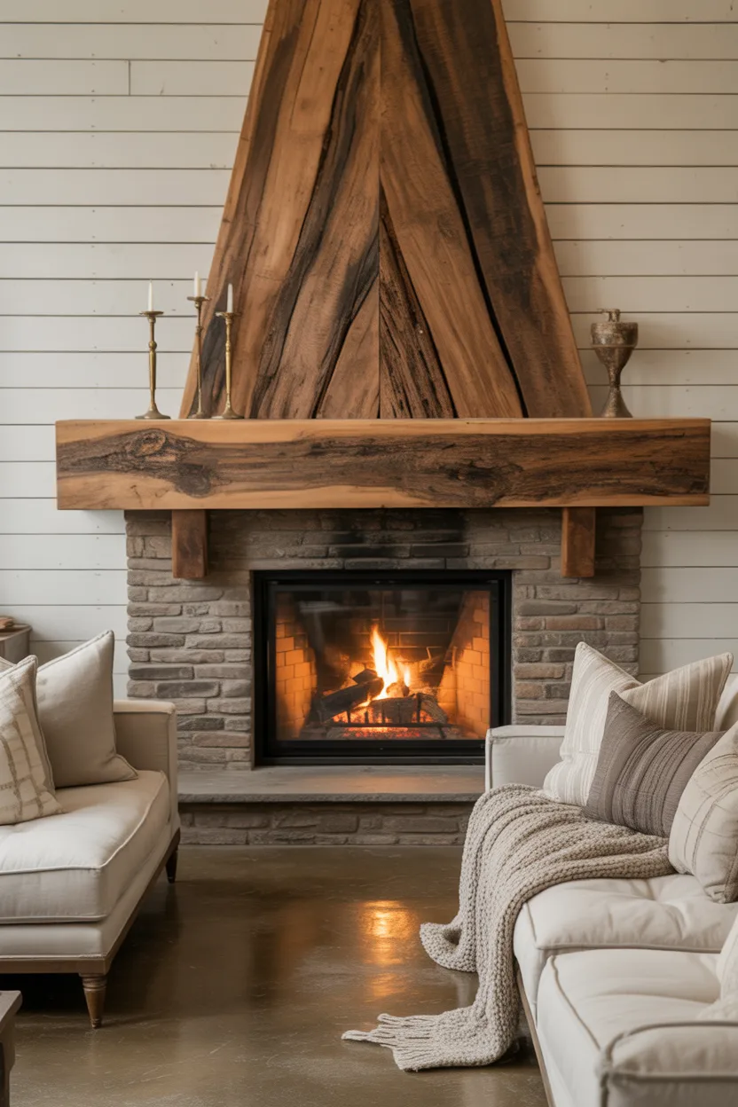 Modern Farmhouse Fireplace Ideas