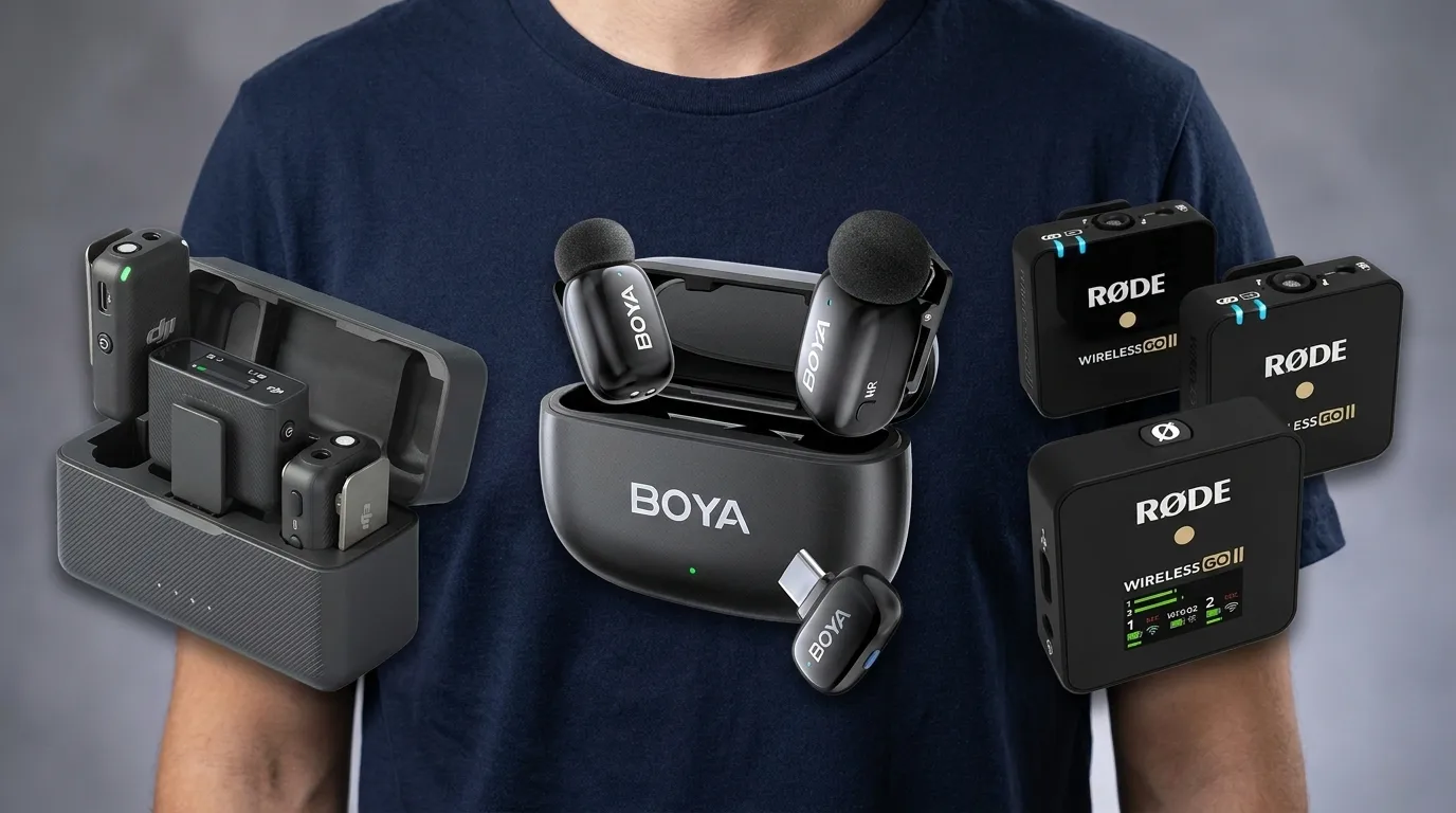 Mejores micrófonos inalámbricos para móvil en 2026 (Top calidad precio)
